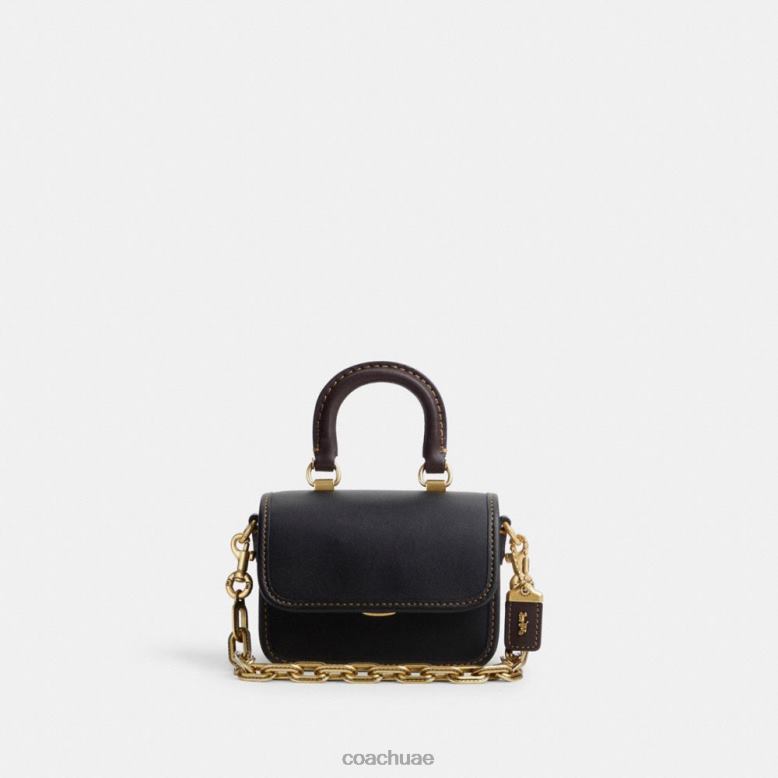 Coach نحيف مقبض علوي مارق مقاس 12 بوصة ب4/أسود متعدد 4626691