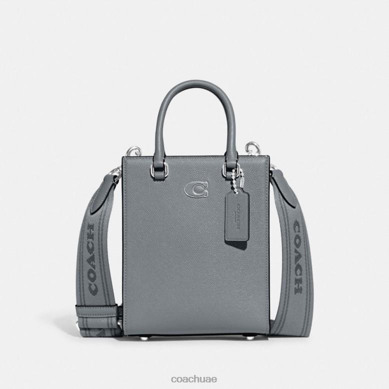 Coach رجال حمل 16 مع قماش التوقيع أزرق رمادي 46266670