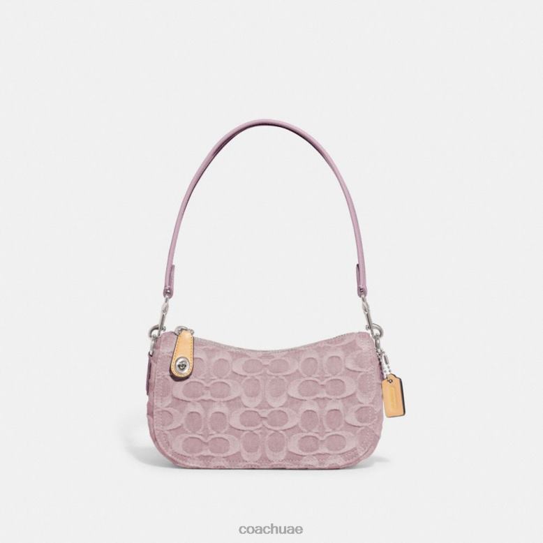 Coach نحيف سوينجر 20 من الدنيم المميز lh/أرجواني شاحب 46266199