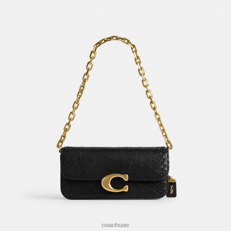 Coach نحيف حقيبة المعبود 23 في بيثون ب4/أسود 4626643