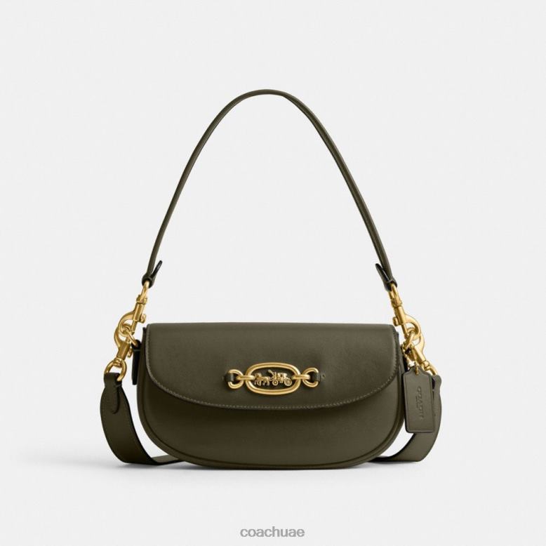 Coach نحيف حقيبة كتف هارلي 23 B4/الجيش الأخضر 4626627