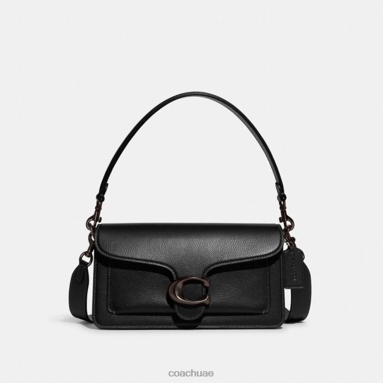 Coach نحيف حقيبة كتف تابي 26 الإصدار 5/أسود 46266166
