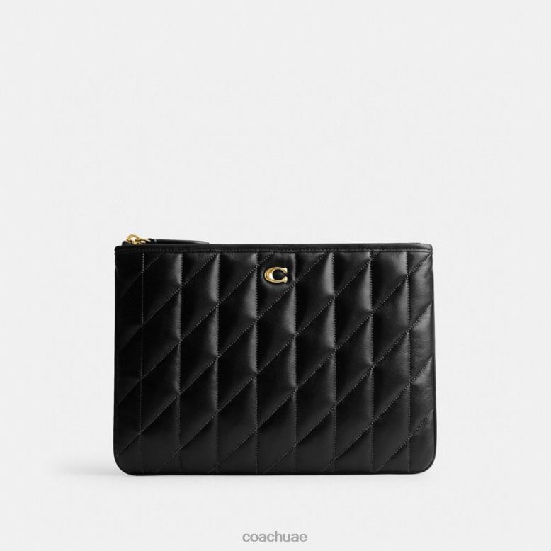 Coach نحيف الحقيبة 28 مع وسادة اللحف ب4/أسود 46266308