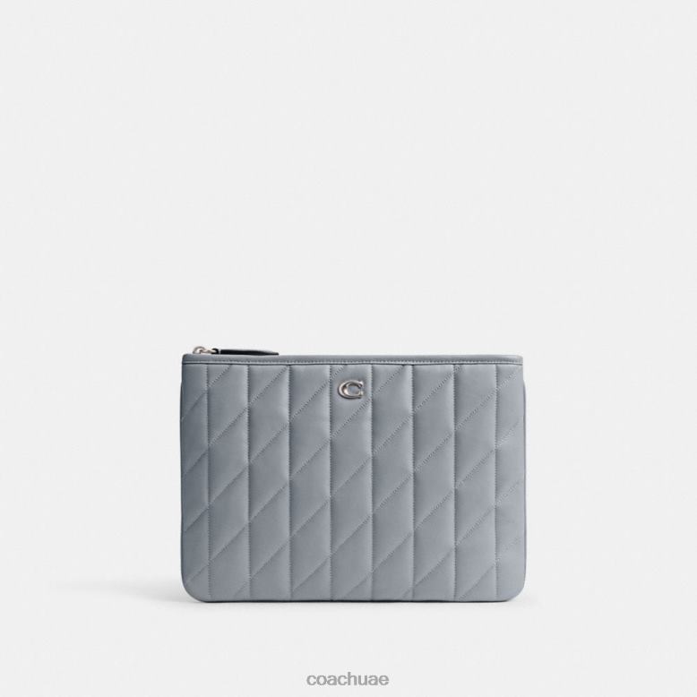 Coach نحيف الحقيبة 28 مع وسادة اللحف lh/رمادي أزرق 46266309
