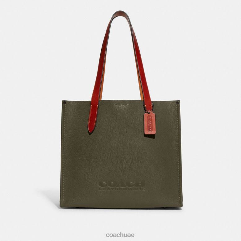 Coach رجال حمل التتابع 34 الجيش الأخضر 46266644
