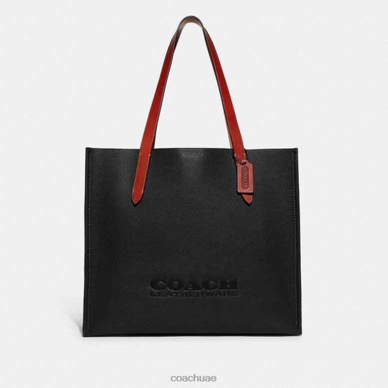 Coach رجال حمل التتابع أسود 46266629