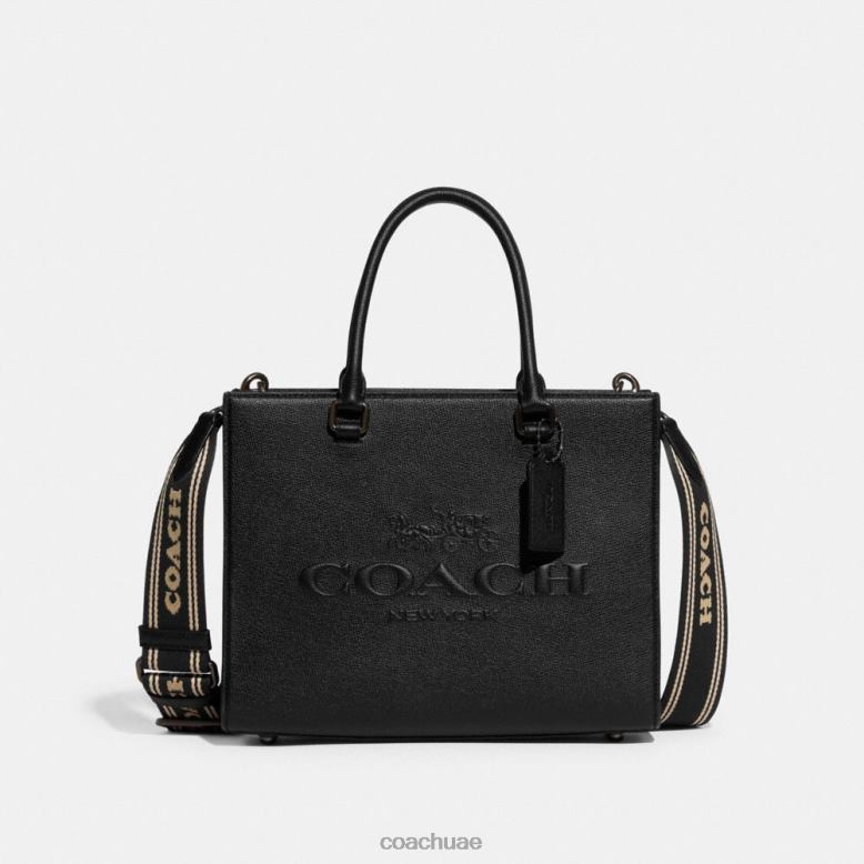 Coach رجال حمل مع قماش التوقيع أسود 46266637