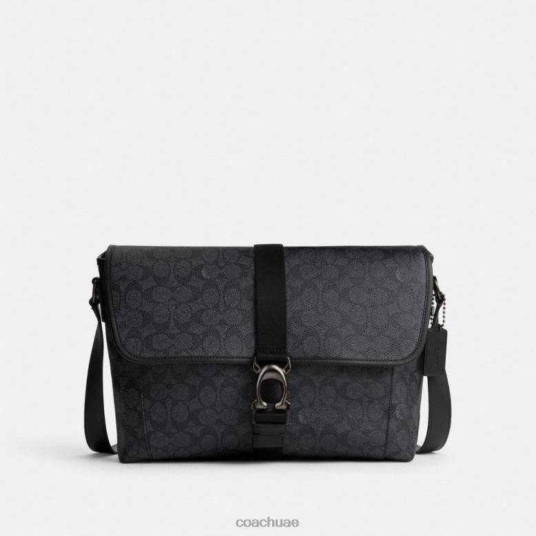 Coach رجال بيك رسول في قماش التوقيع فحم 46266654