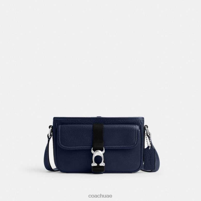 Coach رجال بيك سليم كروس ازرق غامق 46266661