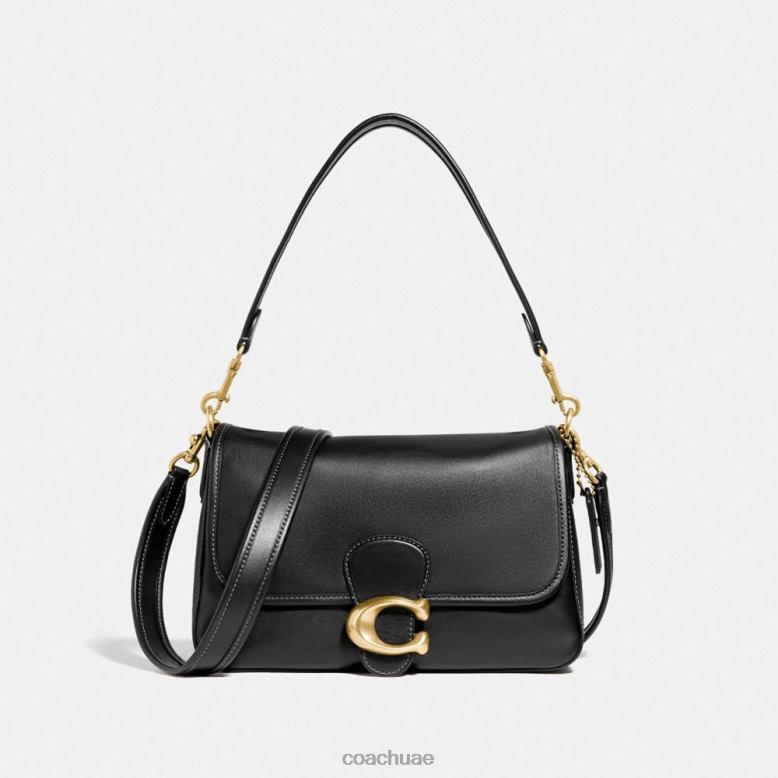 Coach نحيف حقيبة كتف ناعمة ب4/أسود 46266170
