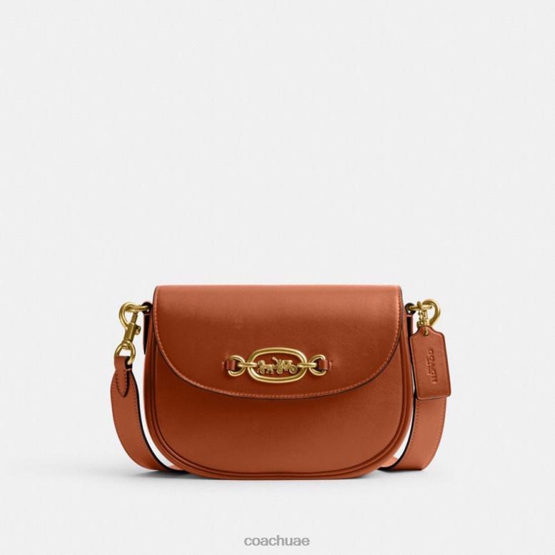 Coach نحيف حقيبة كتف هارلي ب4/العنبر المصقول 4626629