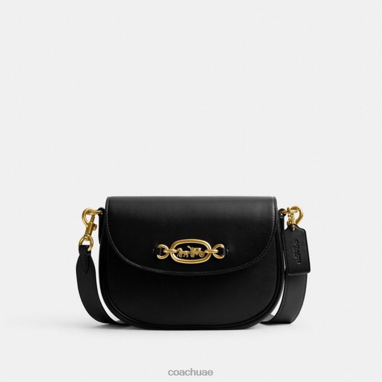 Coach نحيف حقيبة كتف هارلي ب4/أسود 4626630