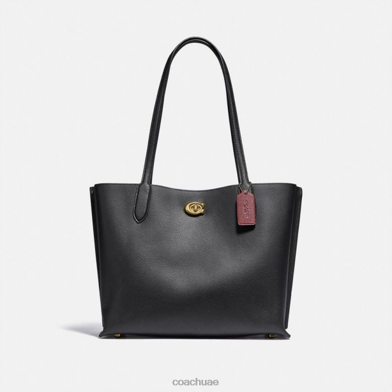 Coach نحيف حمل الصفصاف ب4/أسود 46266303