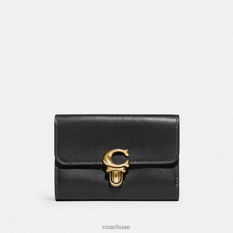 Coach نحيف محفظة استوديو متوسطة ب4/أسود 46266341