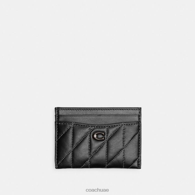 Coach نحيف حالة بطاقة مع وسادة اللحف الإصدار 5/أسود 46266374