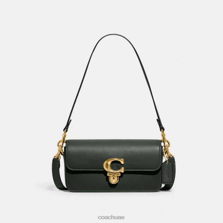 Coach نحيف حقيبة الرغيف الفرنسي الاستوديو B4/الأمازون الأخضر 46266189