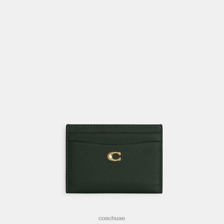 Coach نحيف حالة البطاقة الأساسية B4/الأمازون الأخضر 46266381