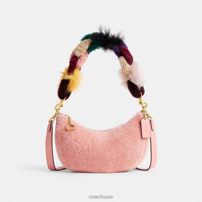 Coach نحيف حقيبة كتف ميرا B4/وردي الحلوى 4626659