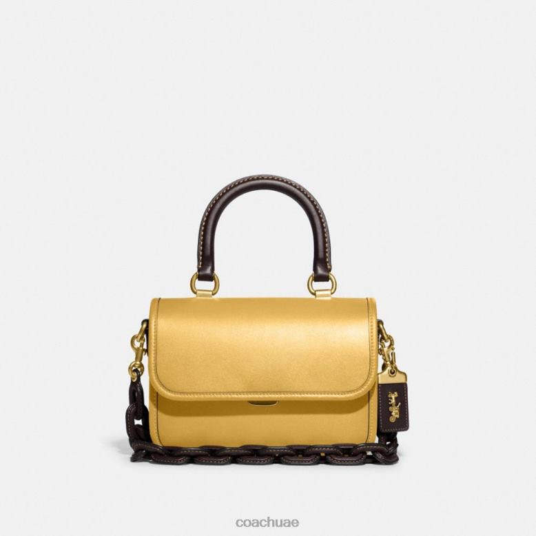 Coach نحيف مقبض علوي مارق في Colorblock ب4/القش متعدد 4626688