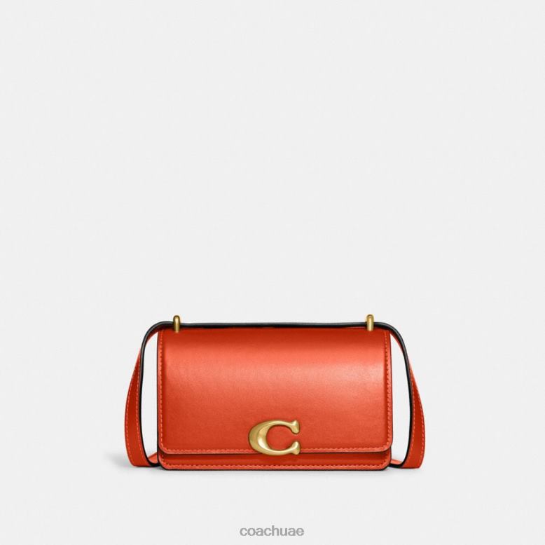 Coach نحيف قطاع الطرق crossbody ب4/برتقالي شمسي 46266195