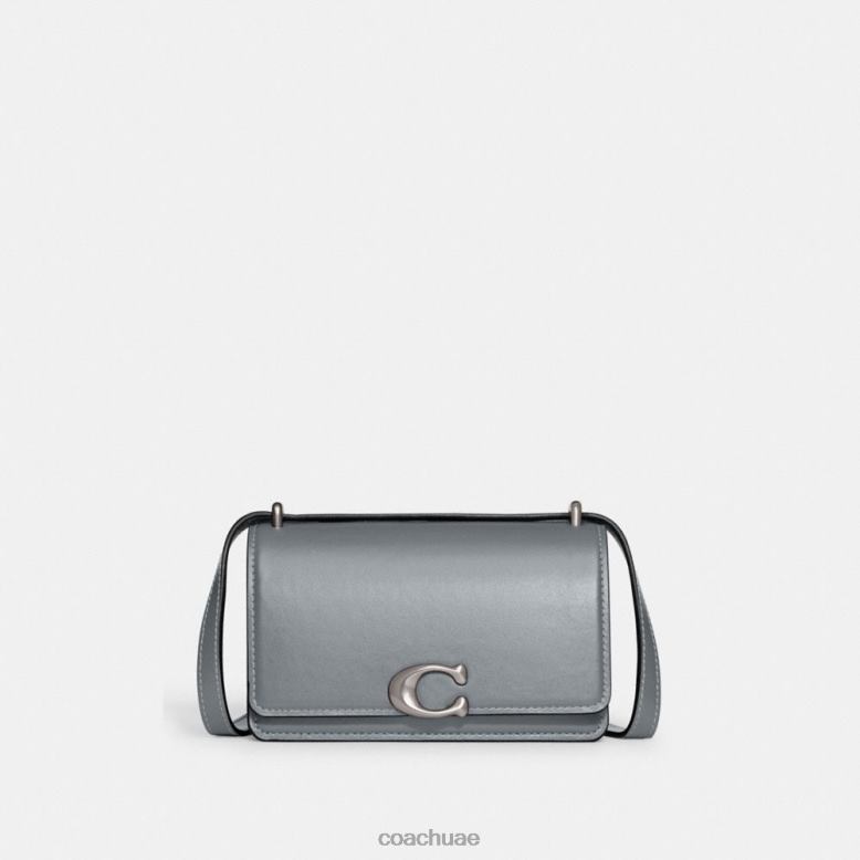 Coach نحيف قطاع الطرق crossbody lh/رمادي أزرق 462665