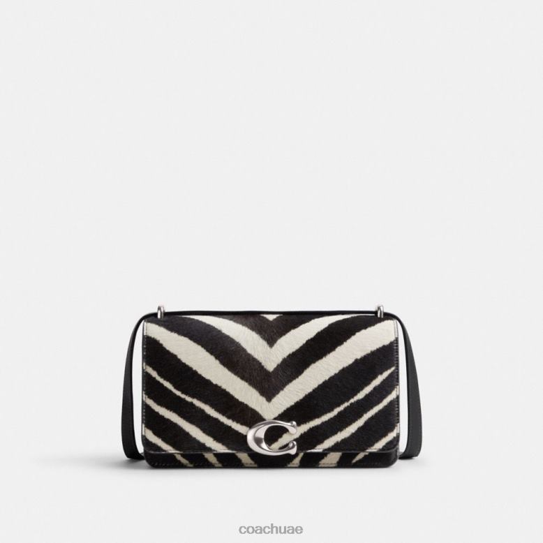 Coach نحيف حقيبة كتف بانديت بطبعة الحمار الوحشي lh/حمار وحشي 462661