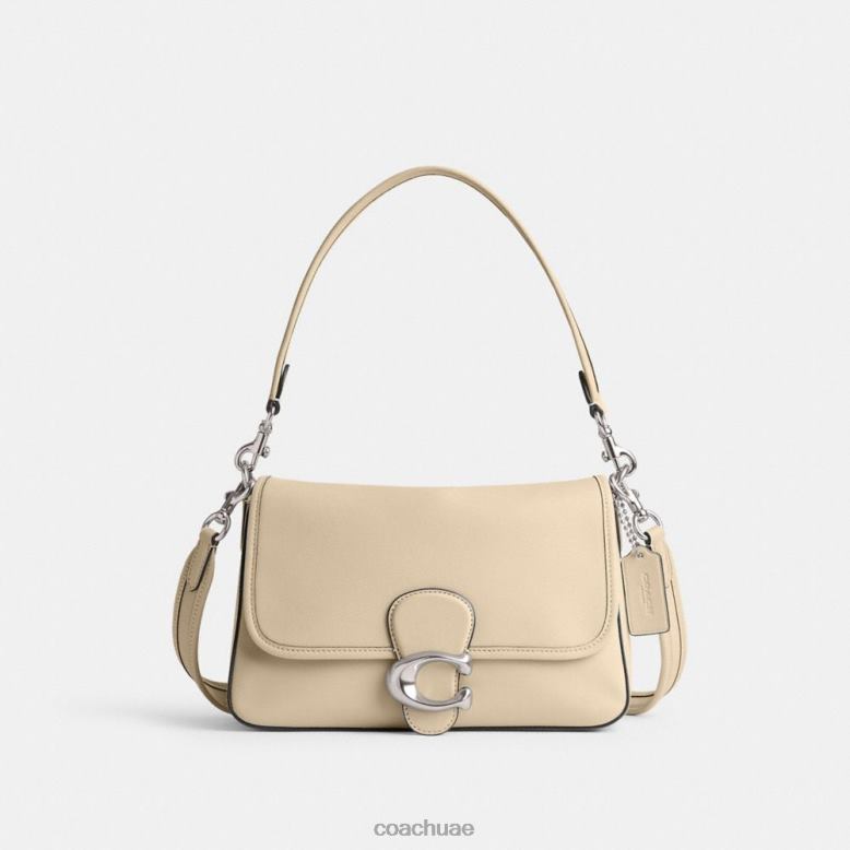 Coach نحيف حقيبة كتف ناعمة lh/العاج 46266102