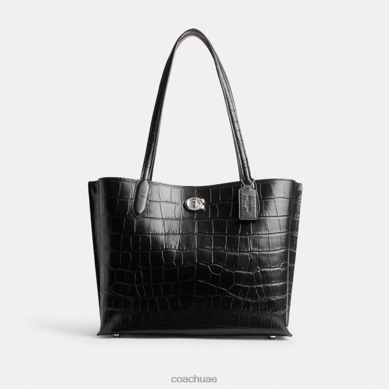 Coach نحيف حمل الصفصاف lh/أسود متعدد 46266284