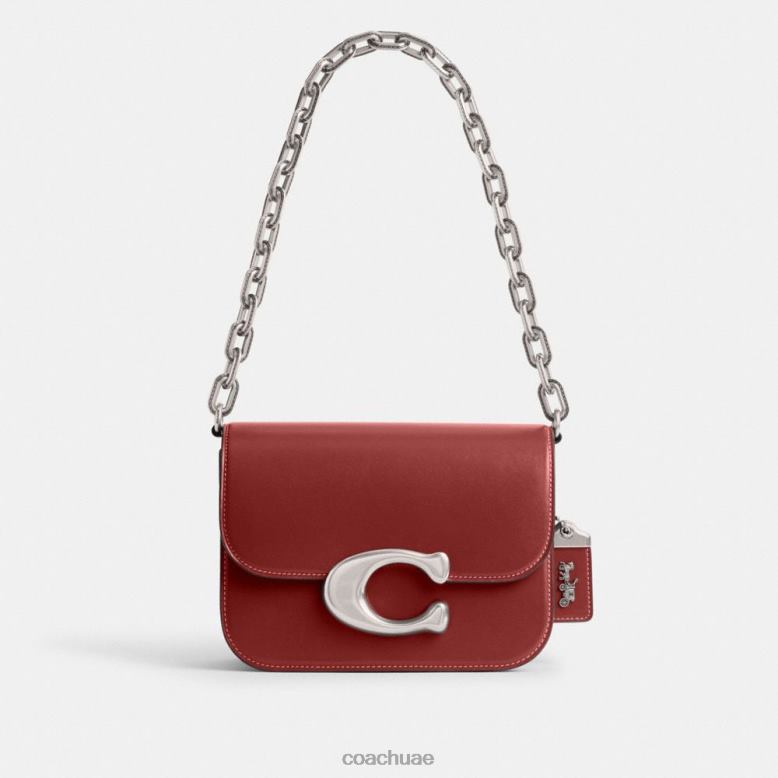 Coach نحيف حقيبة المعبود lh/ المينا الأحمر 4626651