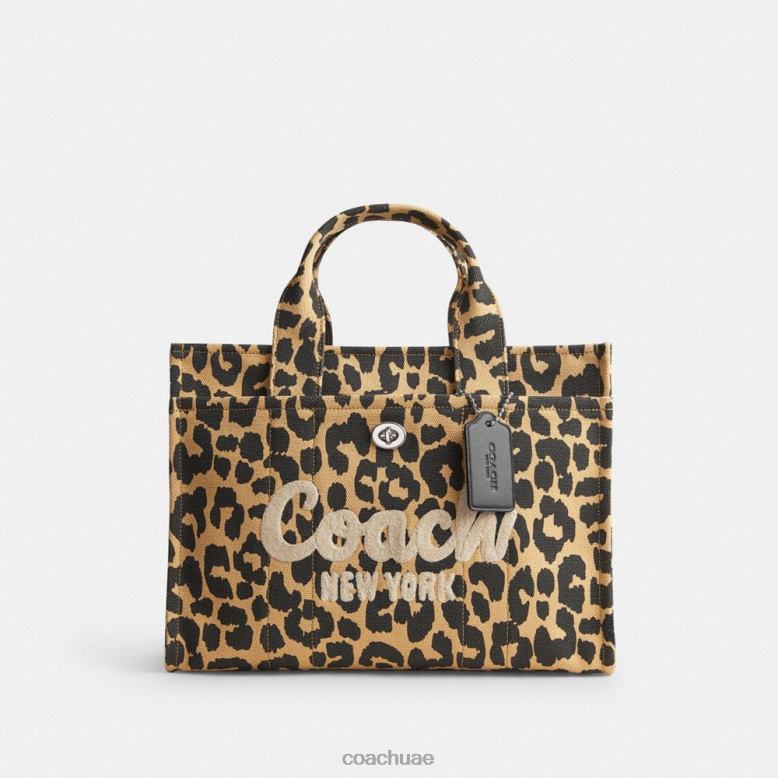 Coach نحيف حقيبة البضائع مع طباعة الفهد lh/leopard 46266293