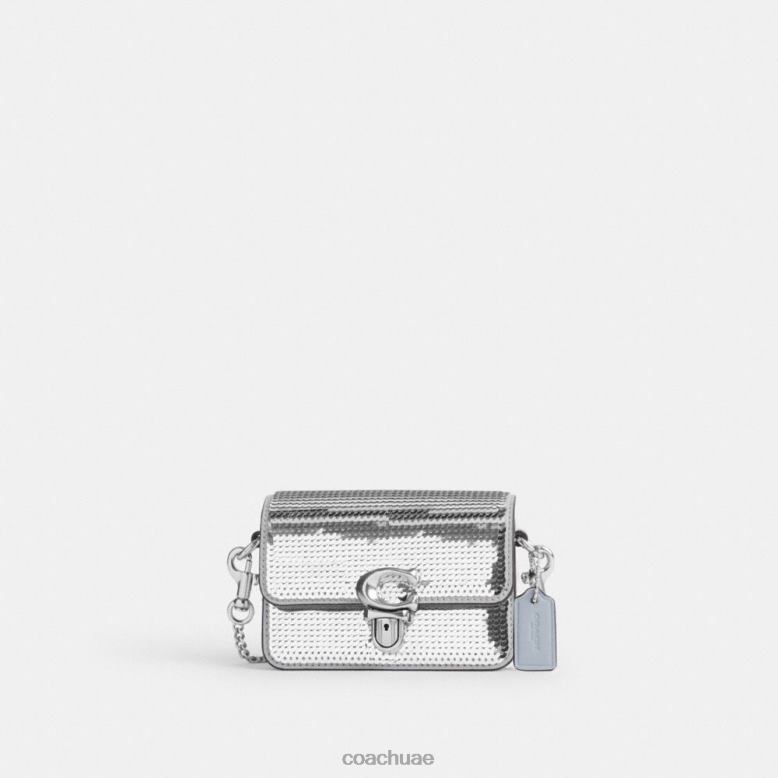 Coach نحيف استوديو 12 مع الترتر lh/الفضة 46266224