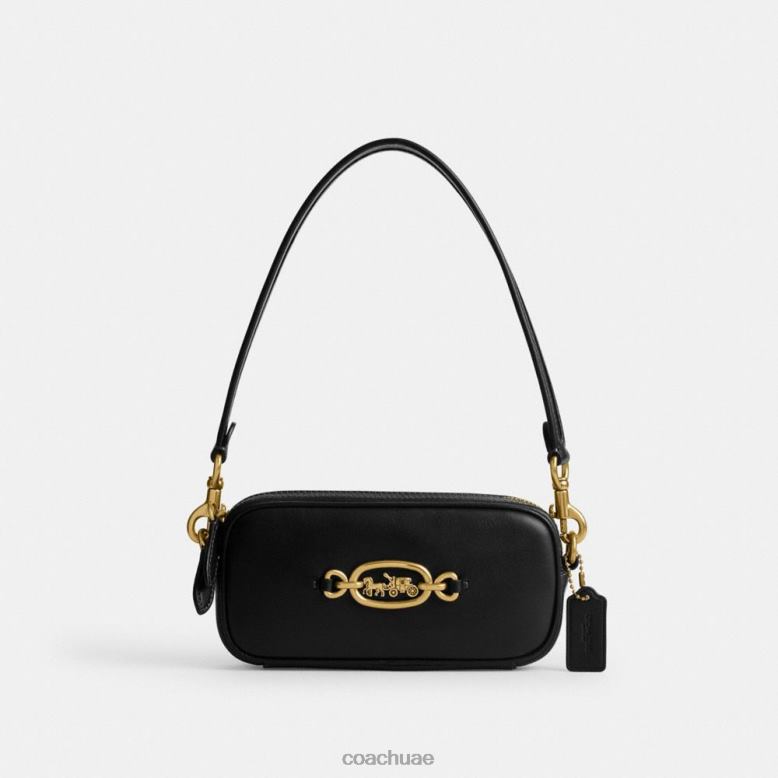 Coach نحيف حقيبة كتف أفيري ب4/أسود 46266215
