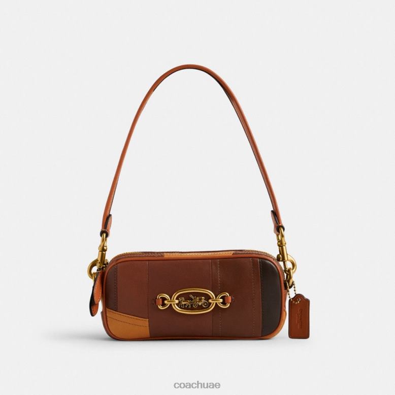 Coach نحيف حقيبة كتف أفيري مرقعة ب4/متعدد 46266221