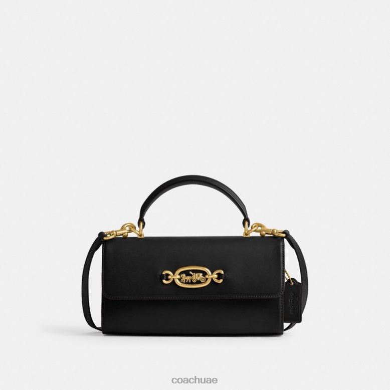 Coach نحيف مقبض هارلو العلوي ب4/أسود 46266226