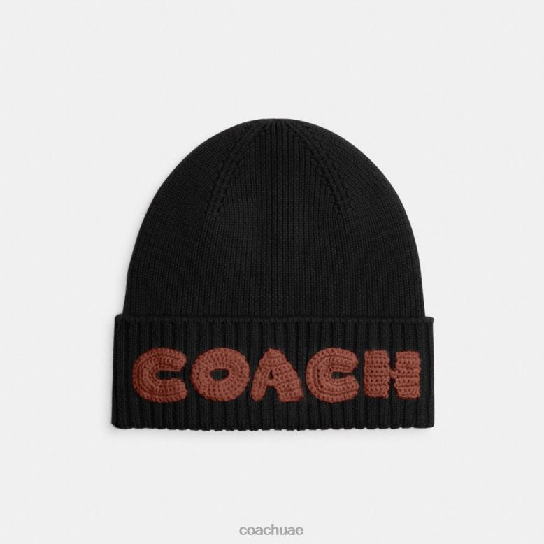 Coach نحيف قبعة صغيرة محاصر أسود 46266561
